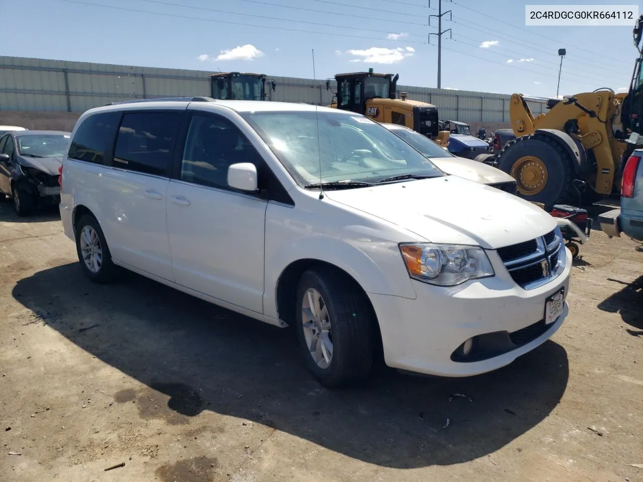 2019 Dodge Grand Caravan Sxt VIN: 2C4RDGCG0KR664112 Lot: 70459584