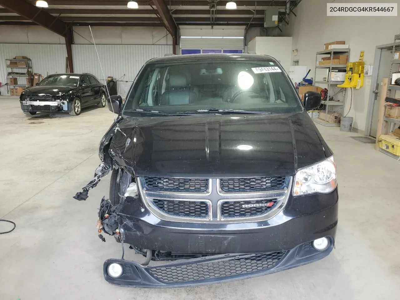 2019 Dodge Grand Caravan Sxt VIN: 2C4RDGCG4KR544667 Lot: 70496944