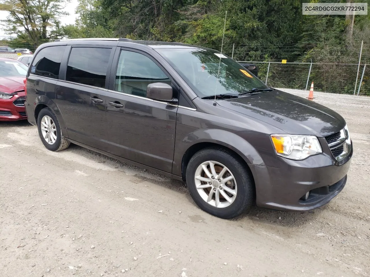 2019 Dodge Grand Caravan Sxt VIN: 2C4RDGCG2KR772294 Lot: 70508844