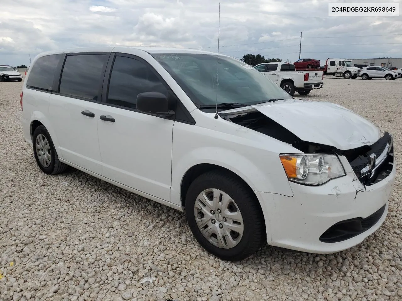 2C4RDGBG2KR698649 2019 Dodge Grand Caravan Se