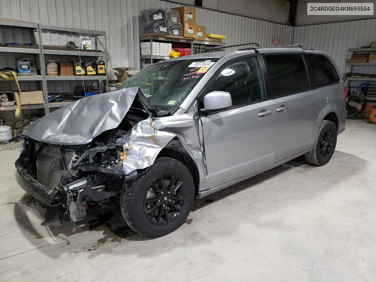 2C4RDGEG4KR695554 2019 Dodge Grand Caravan Gt