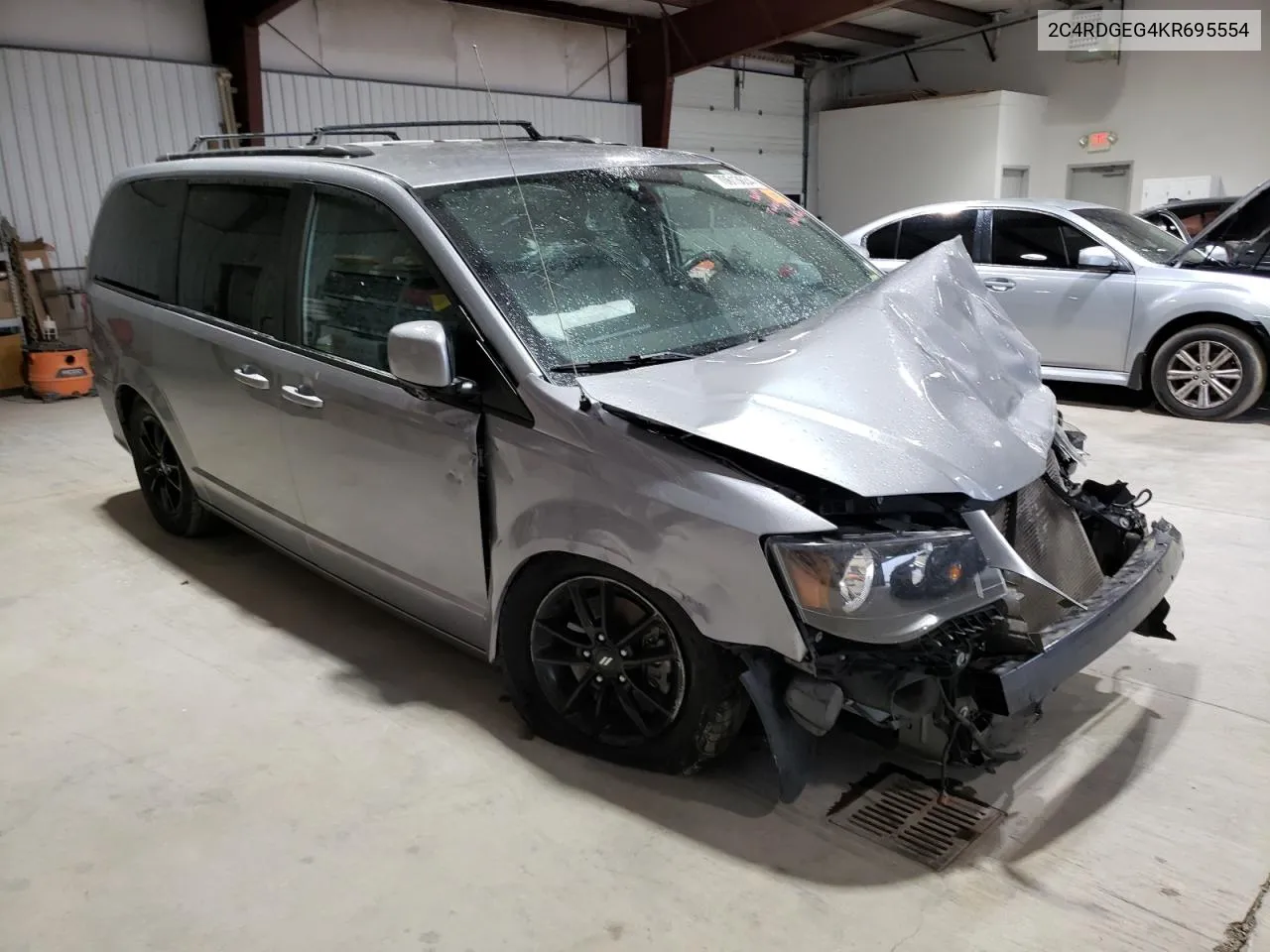 2019 Dodge Grand Caravan Gt VIN: 2C4RDGEG4KR695554 Lot: 70613634