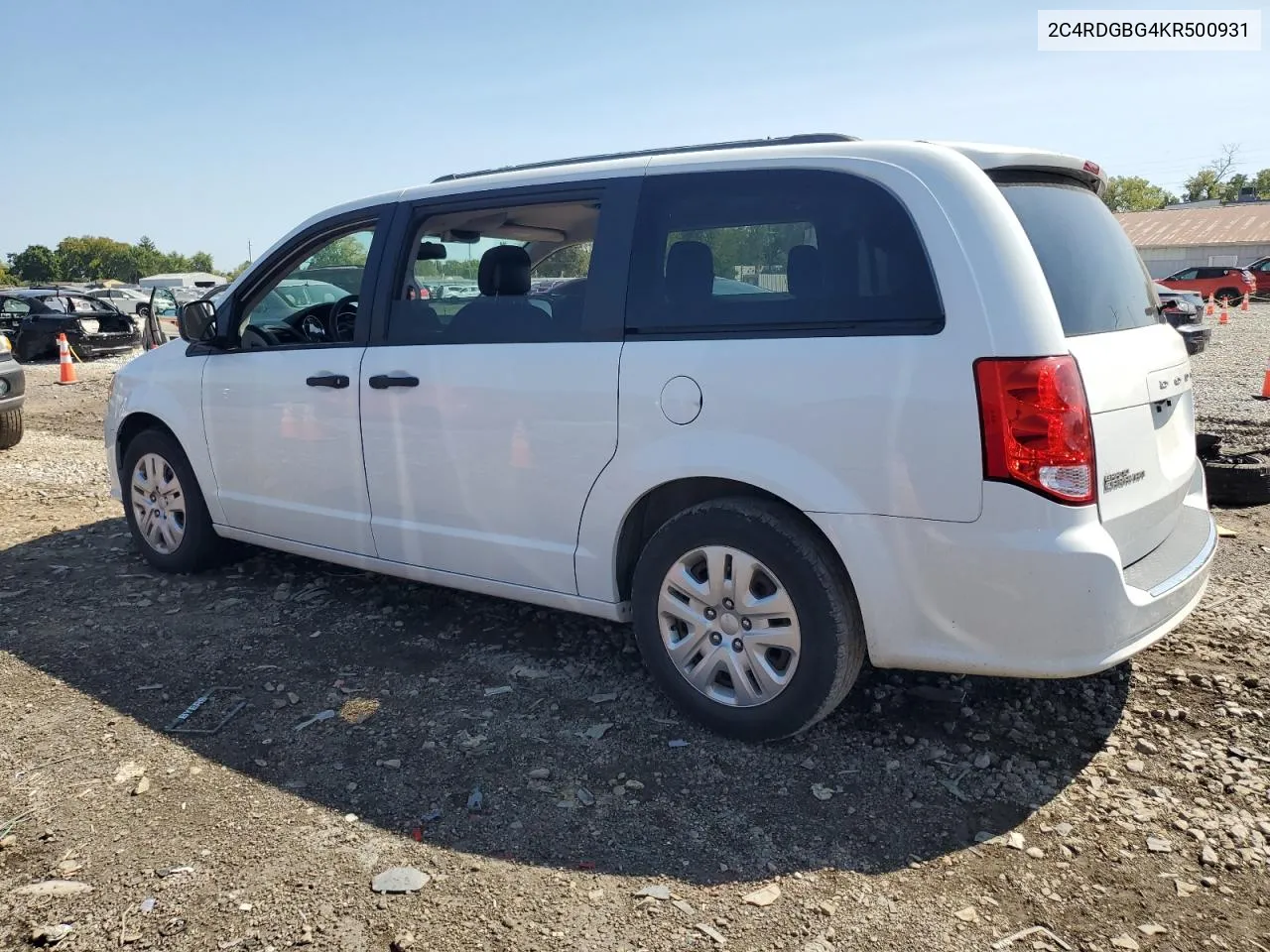 2C4RDGBG4KR500931 2019 Dodge Grand Caravan Se