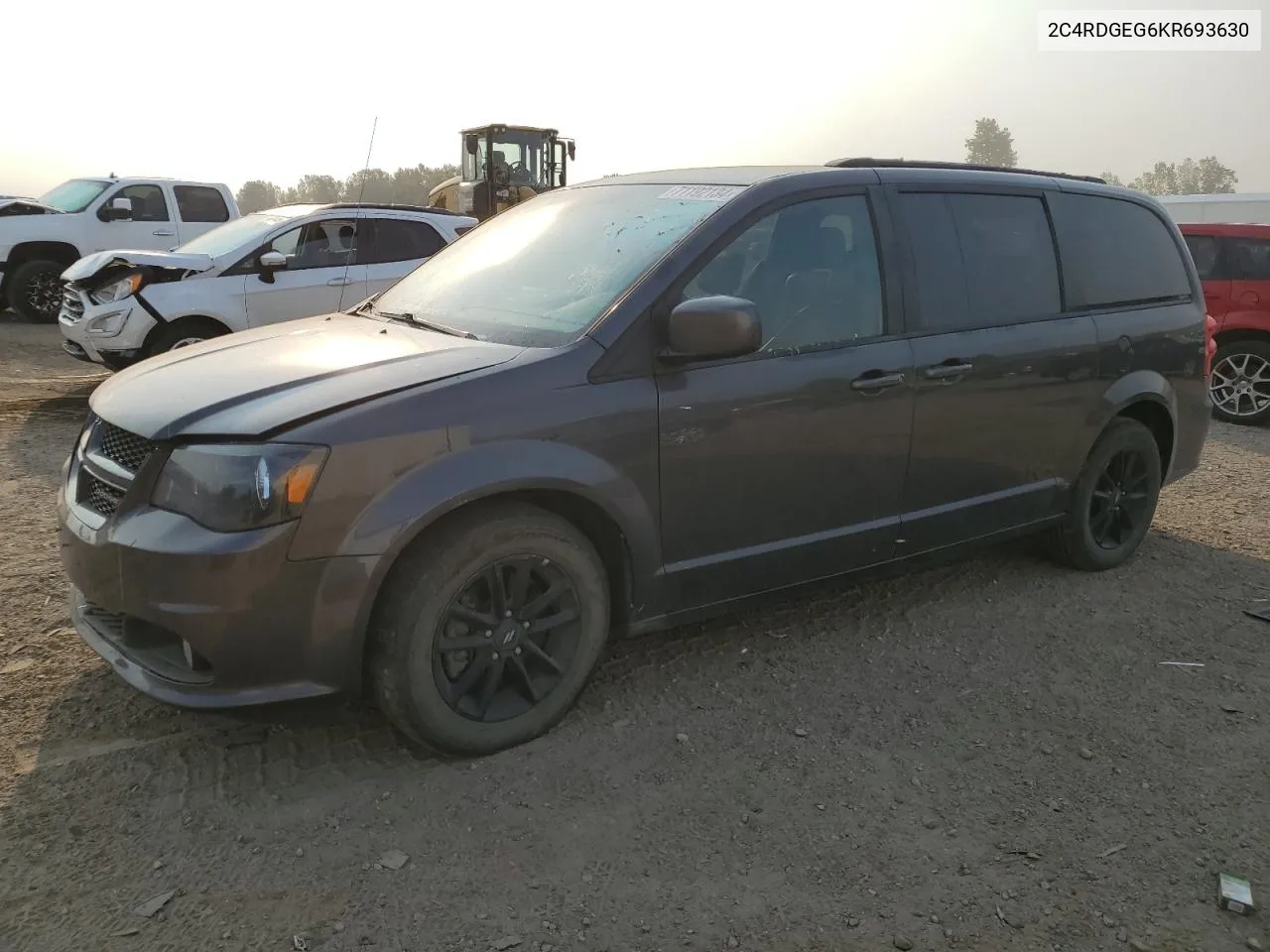 2019 Dodge Grand Caravan Gt VIN: 2C4RDGEG6KR693630 Lot: 71192134