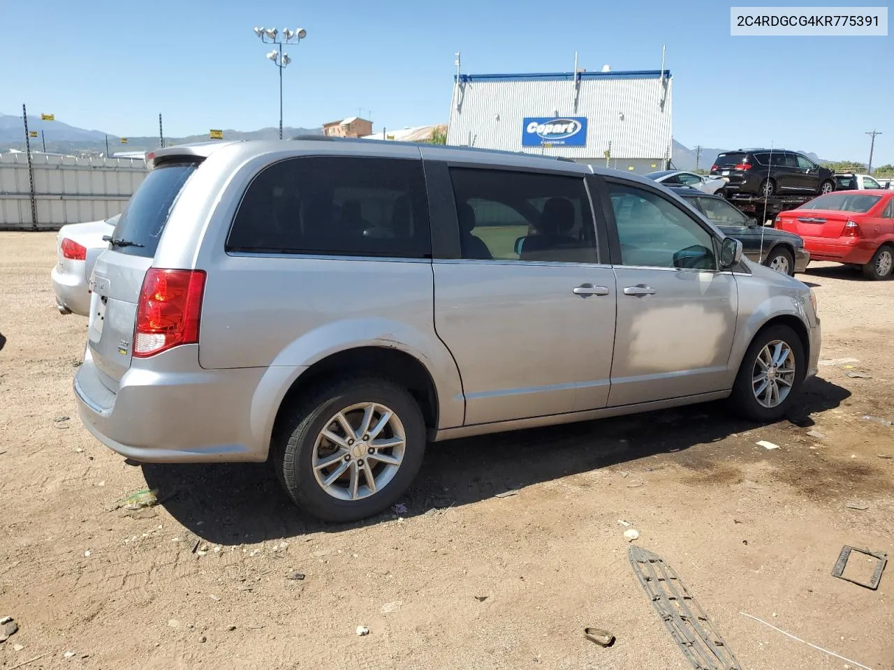 2019 Dodge Grand Caravan Sxt VIN: 2C4RDGCG4KR775391 Lot: 71322534