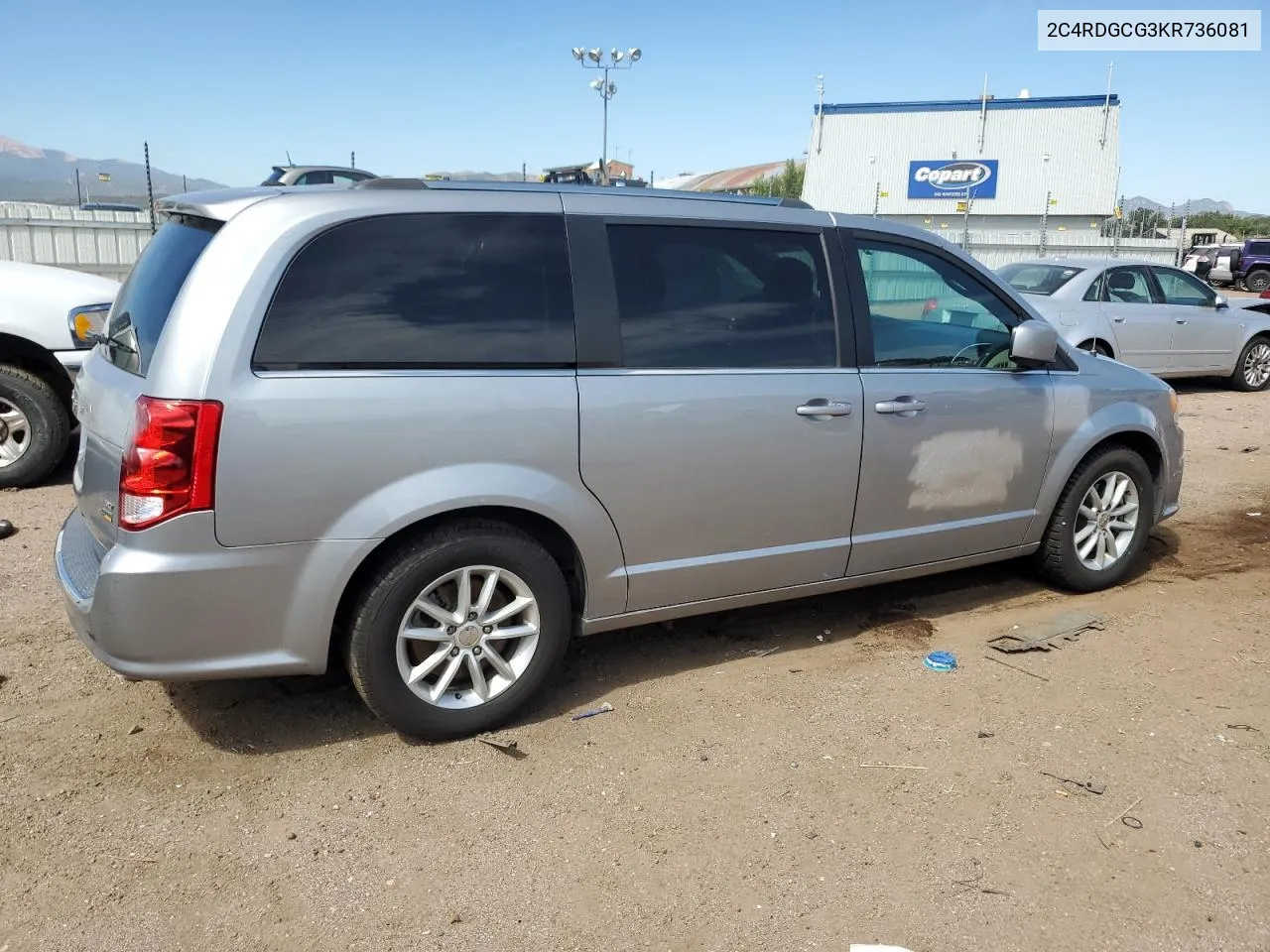 2019 Dodge Grand Caravan Sxt VIN: 2C4RDGCG3KR736081 Lot: 71322624