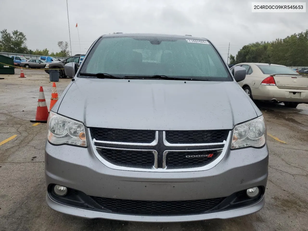 2019 Dodge Grand Caravan Sxt VIN: 2C4RDGCG9KR545653 Lot: 71437424