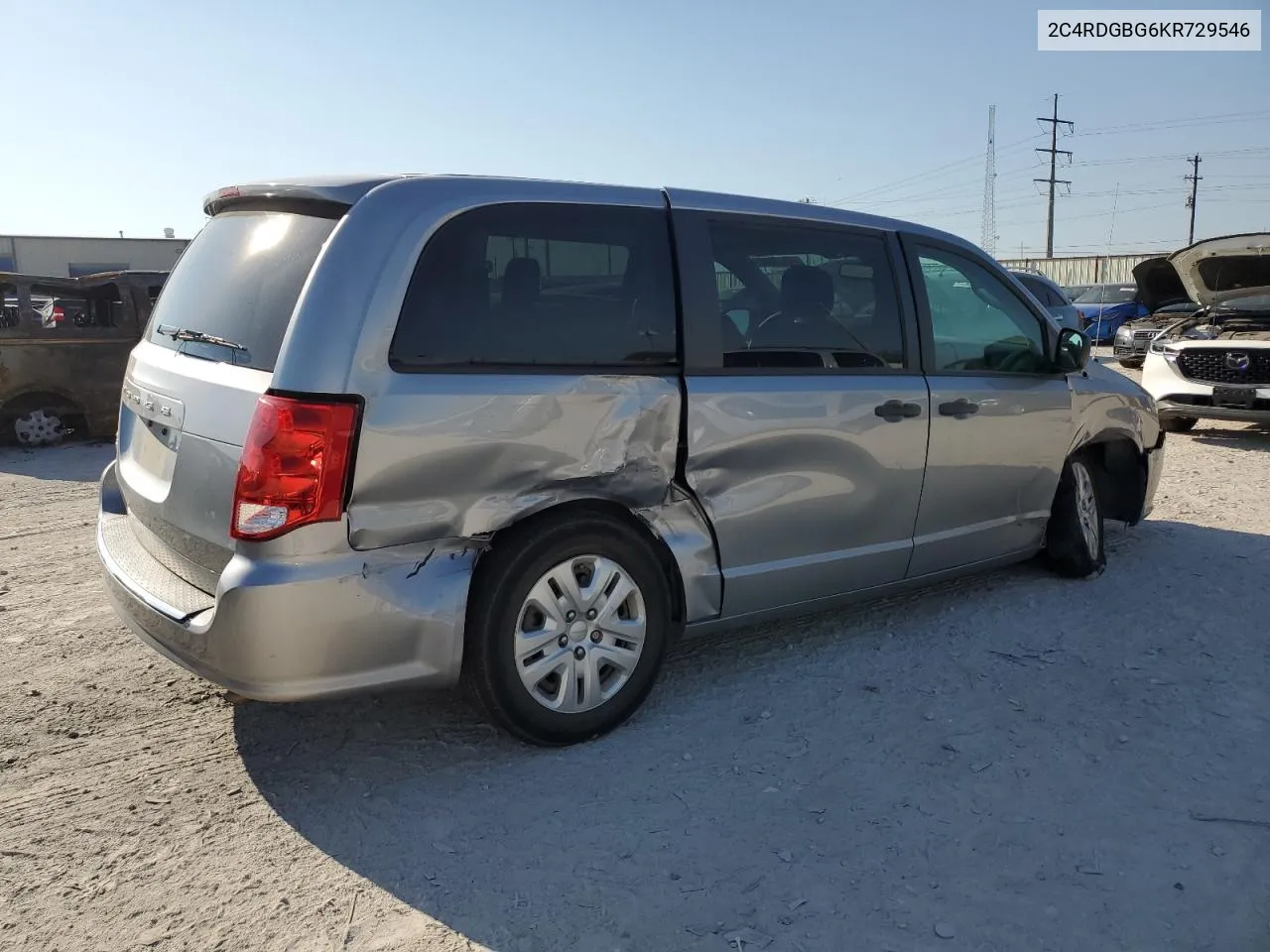 2C4RDGBG6KR729546 2019 Dodge Grand Caravan Se