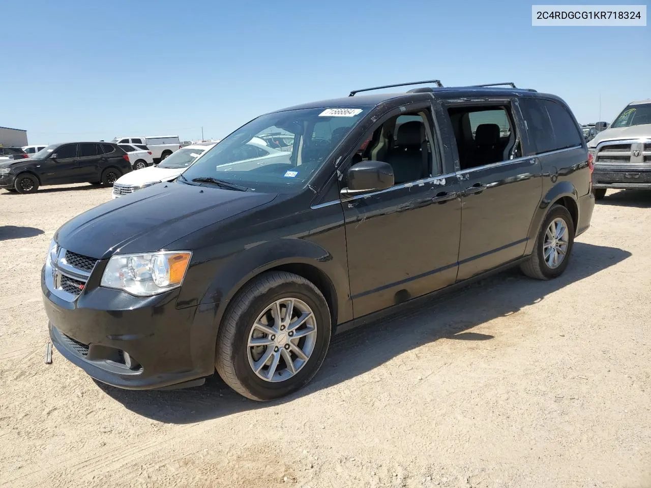 2019 Dodge Grand Caravan Sxt VIN: 2C4RDGCG1KR718324 Lot: 71566864