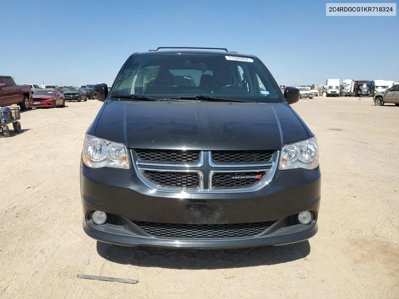 2019 Dodge Grand Caravan Sxt VIN: 2C4RDGCG1KR718324 Lot: 71566864