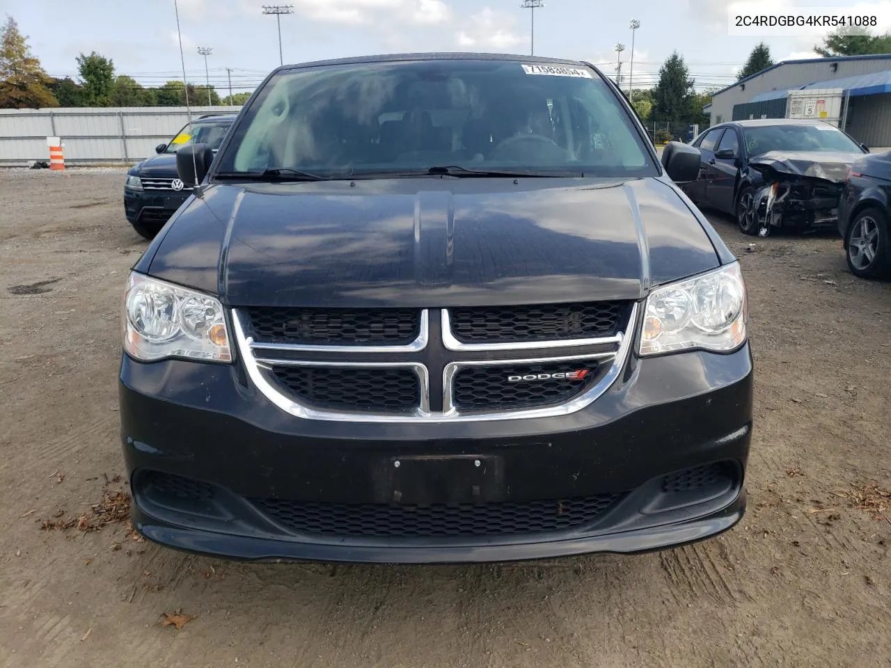 2019 Dodge Grand Caravan Se VIN: 2C4RDGBG4KR541088 Lot: 71583854