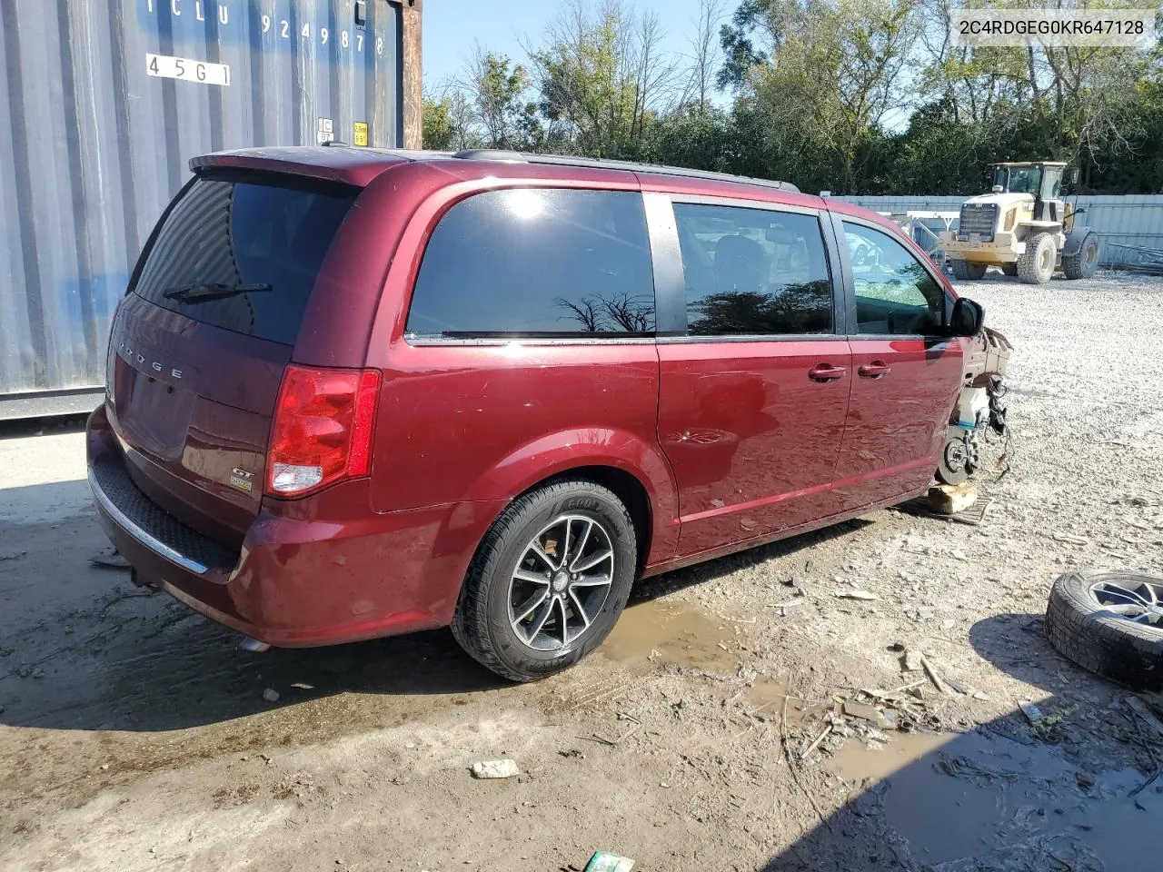 2C4RDGEG0KR647128 2019 Dodge Grand Caravan Gt