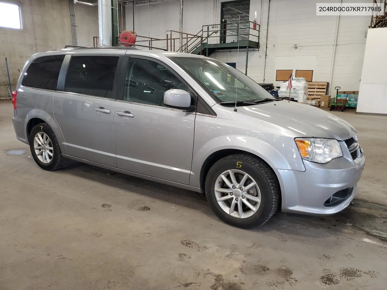 2019 Dodge Grand Caravan Sxt VIN: 2C4RDGCG7KR717985 Lot: 71791084