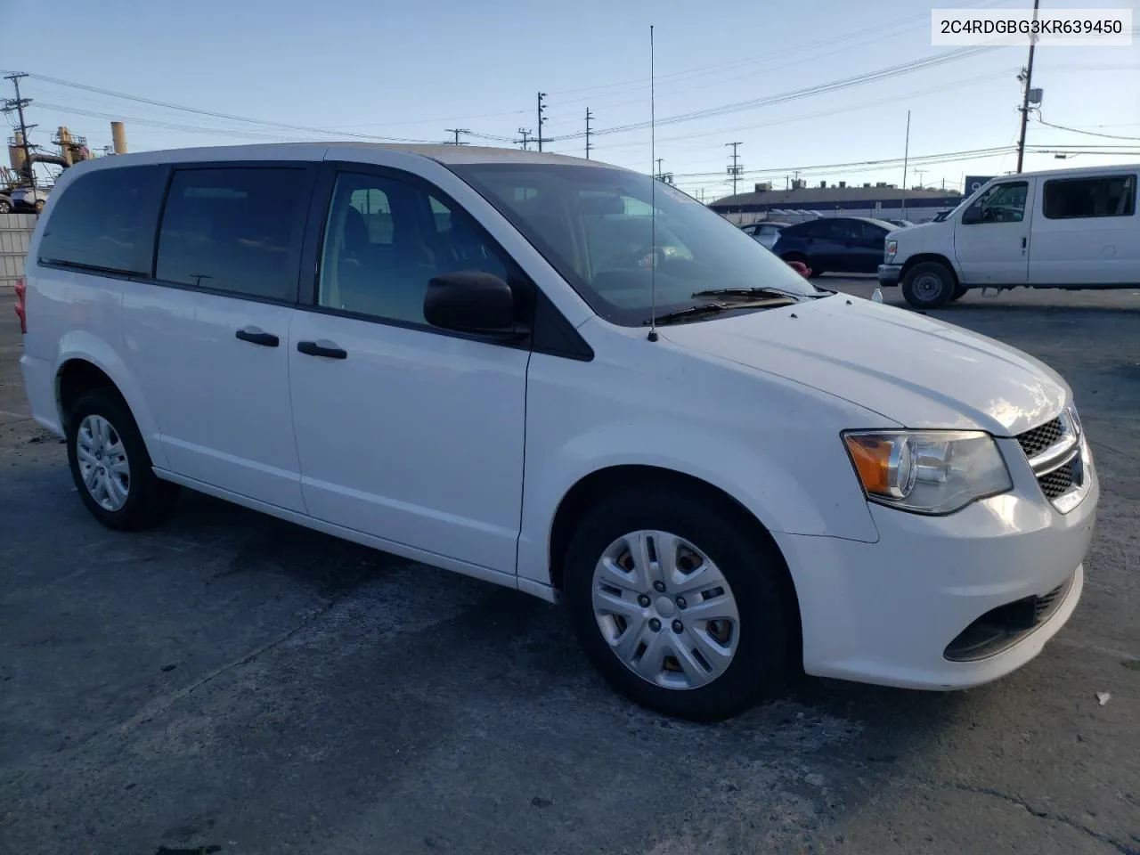 2019 Dodge Grand Caravan Se VIN: 2C4RDGBG3KR639450 Lot: 71803504