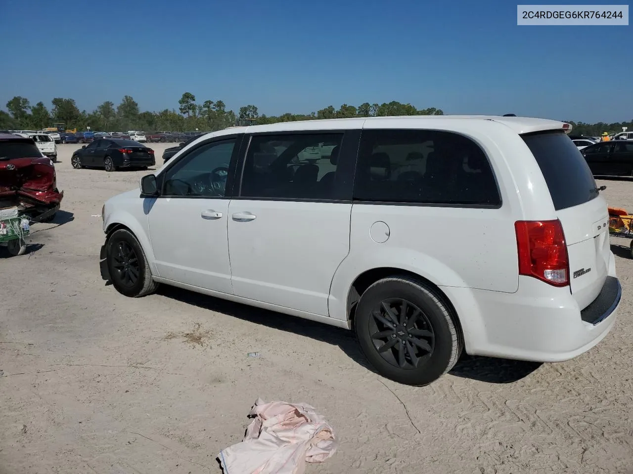 2019 Dodge Grand Caravan Gt VIN: 2C4RDGEG6KR764244 Lot: 71888094