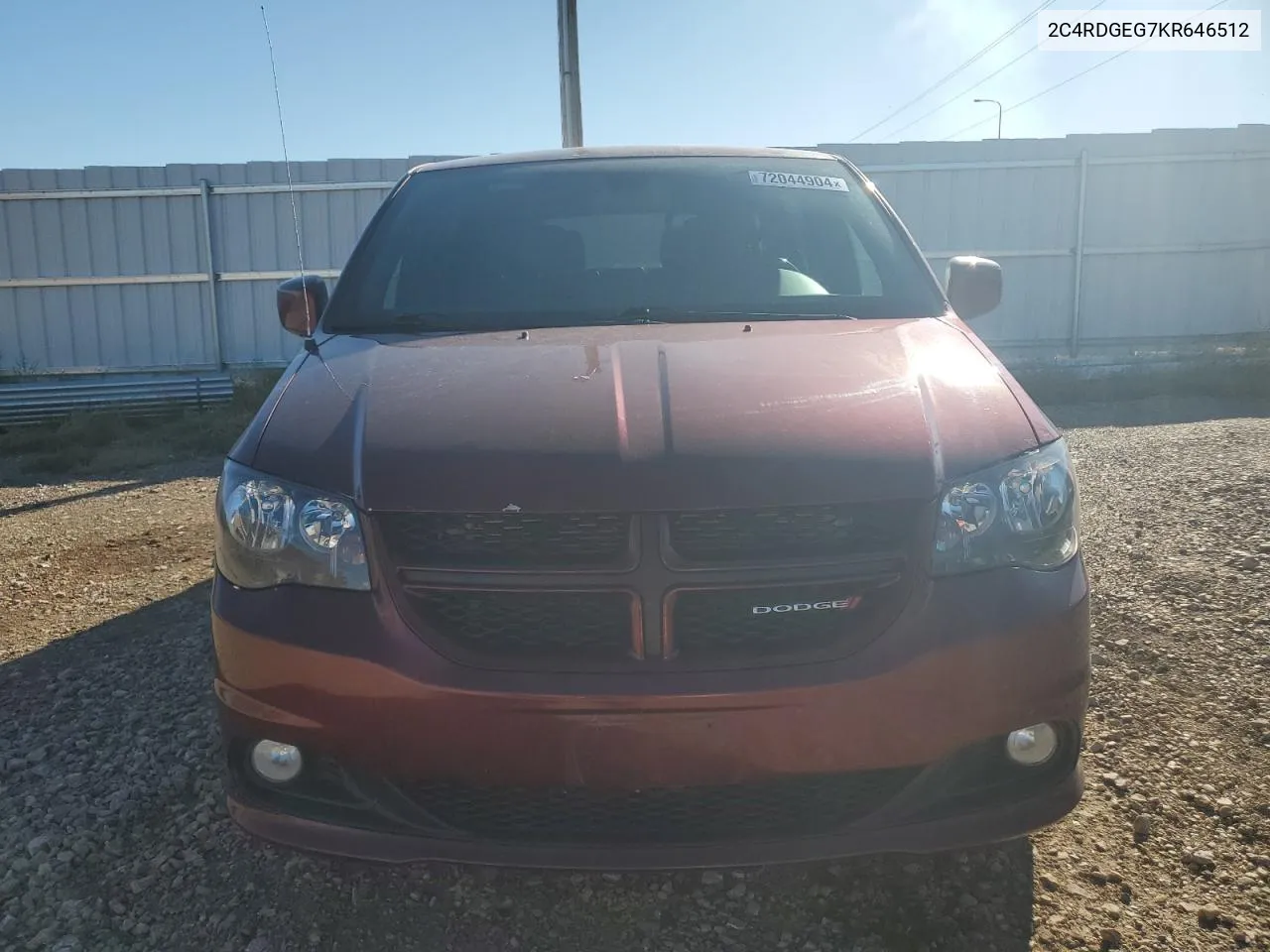 2C4RDGEG7KR646512 2019 Dodge Grand Caravan Gt