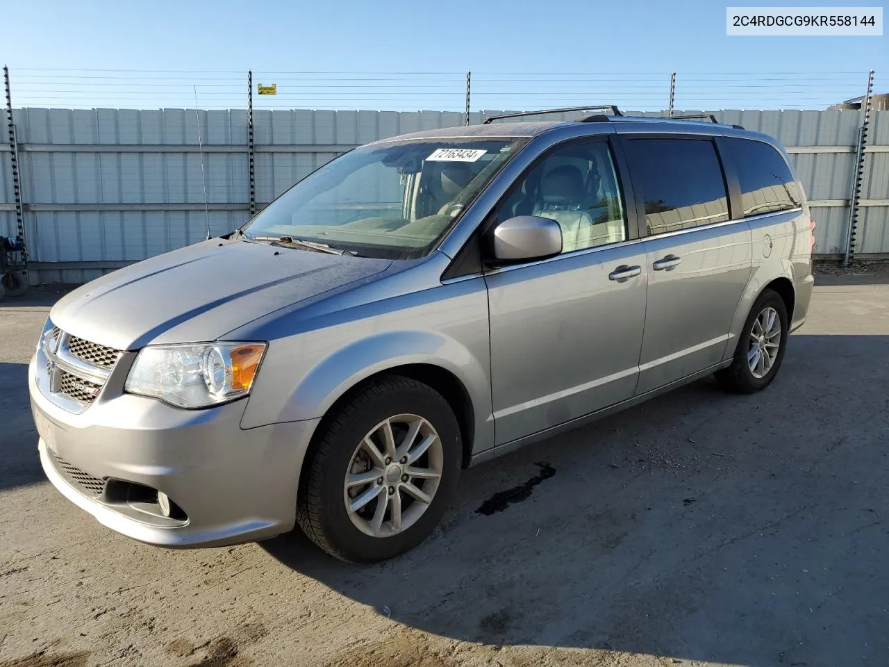 2C4RDGCG9KR558144 2019 Dodge Grand Caravan Sxt