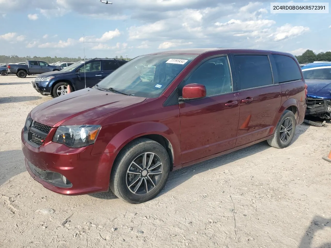 2019 Dodge Grand Caravan Se VIN: 2C4RDGBG6KR572391 Lot: 72255934