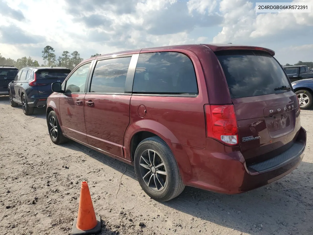 2019 Dodge Grand Caravan Se VIN: 2C4RDGBG6KR572391 Lot: 72255934