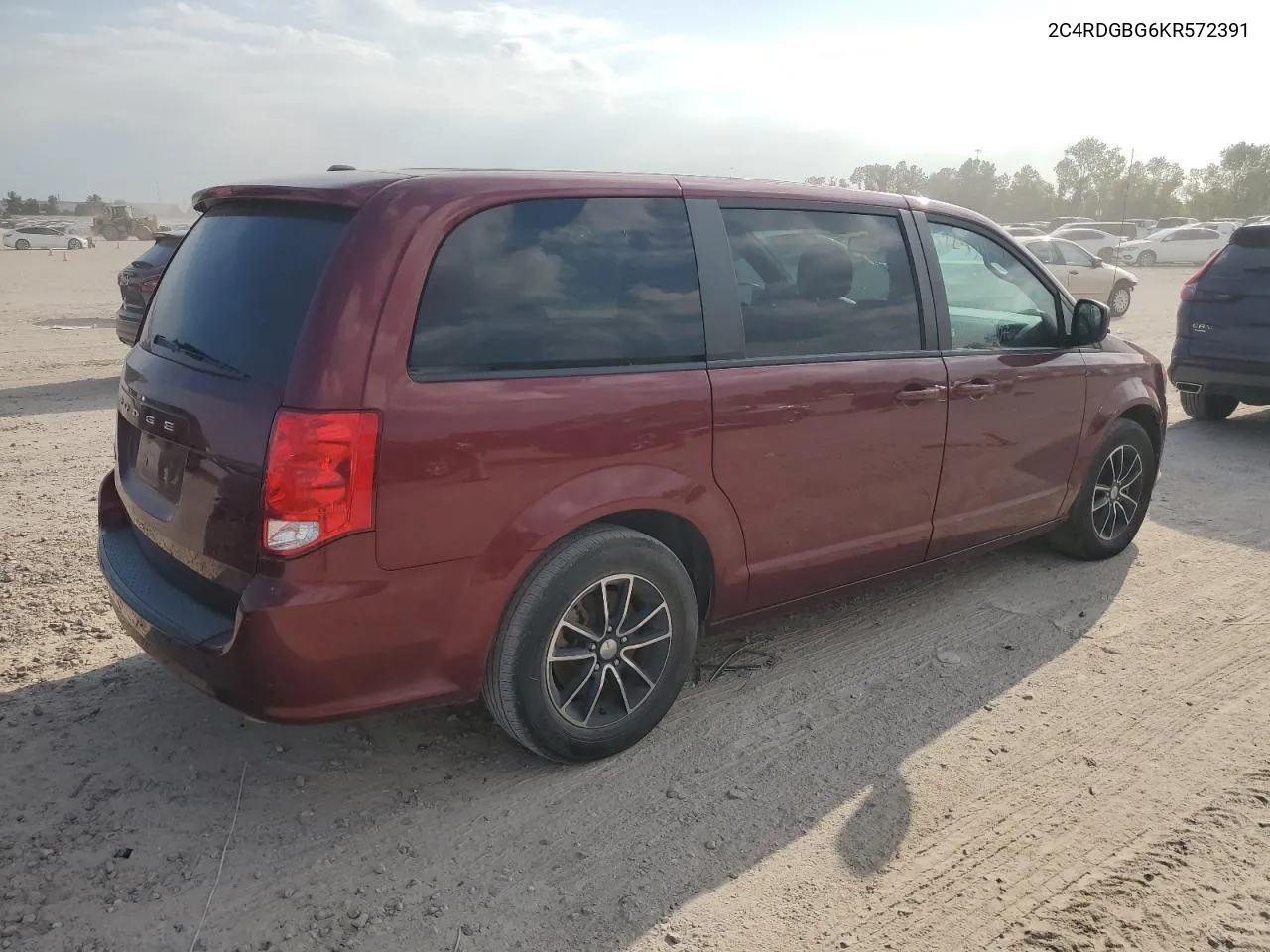 2019 Dodge Grand Caravan Se VIN: 2C4RDGBG6KR572391 Lot: 72255934