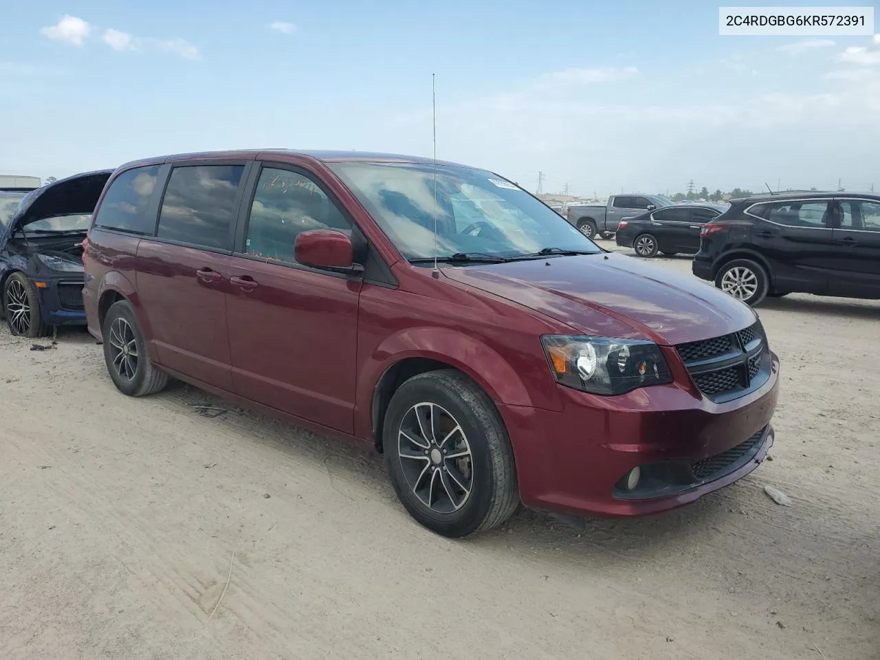 2019 Dodge Grand Caravan Se VIN: 2C4RDGBG6KR572391 Lot: 72255934