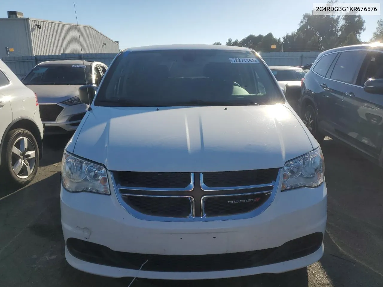 2019 Dodge Grand Caravan Se VIN: 2C4RDGBG1KR676576 Lot: 72277144