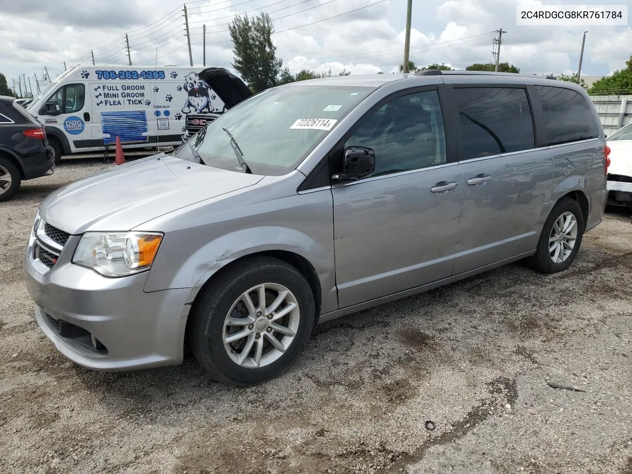 2019 Dodge Grand Caravan Sxt VIN: 2C4RDGCG8KR761784 Lot: 72326114