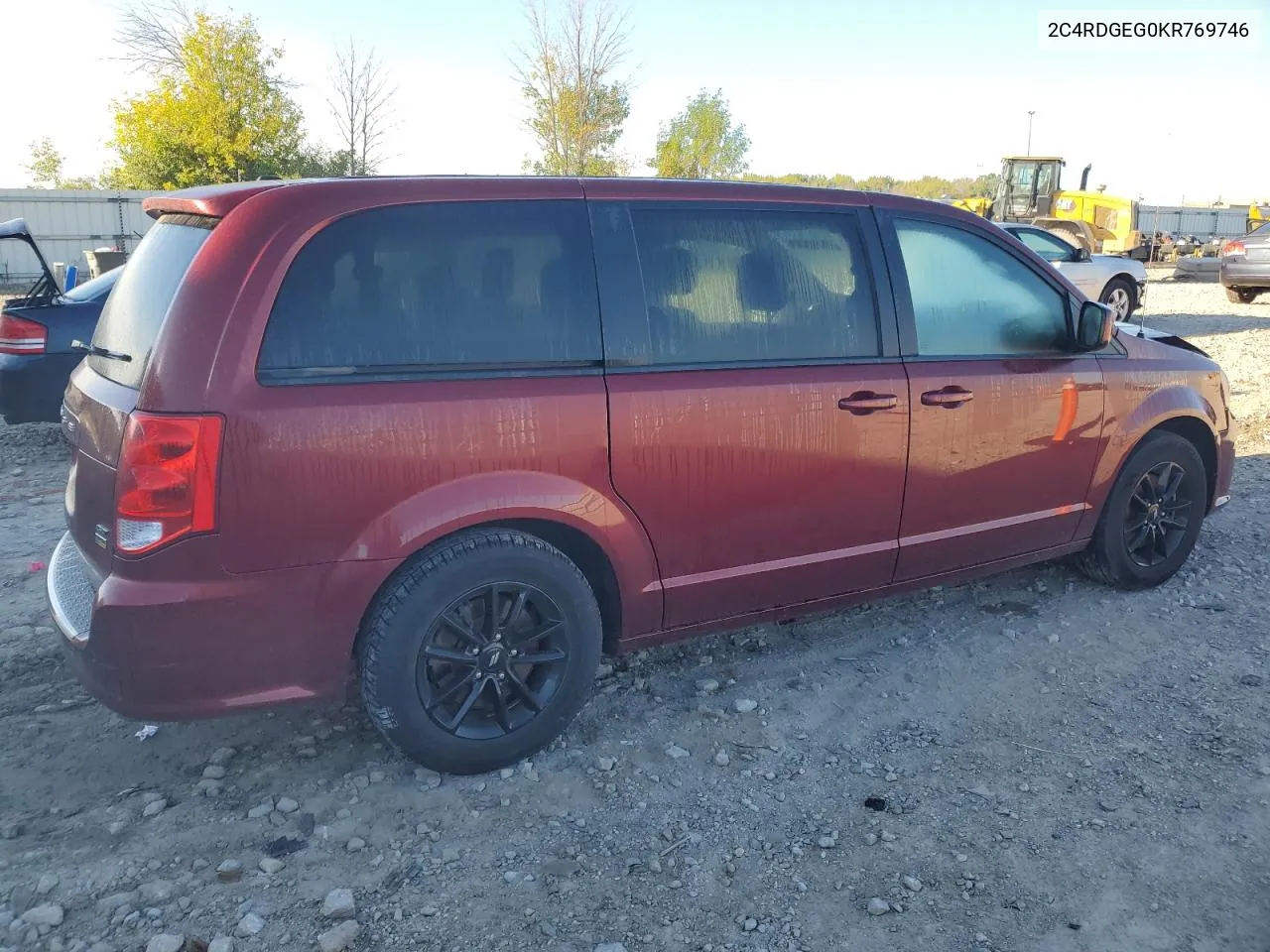 2019 Dodge Grand Caravan Gt VIN: 2C4RDGEG0KR769746 Lot: 72385974