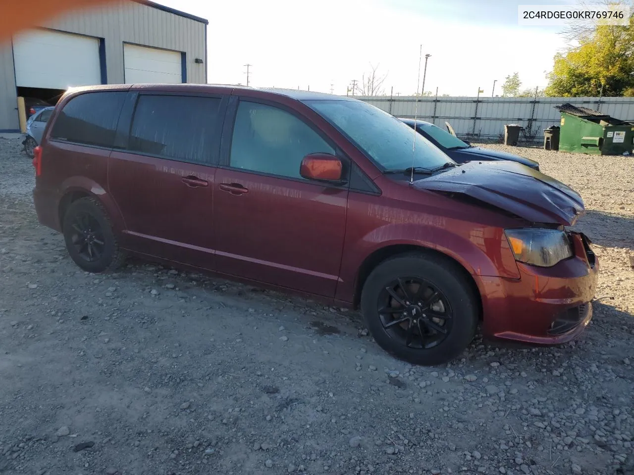 2C4RDGEG0KR769746 2019 Dodge Grand Caravan Gt