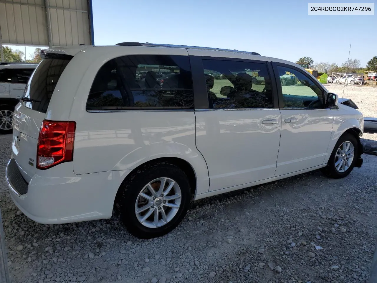 2019 Dodge Grand Caravan Sxt VIN: 2C4RDGCG2KR747296 Lot: 72580084