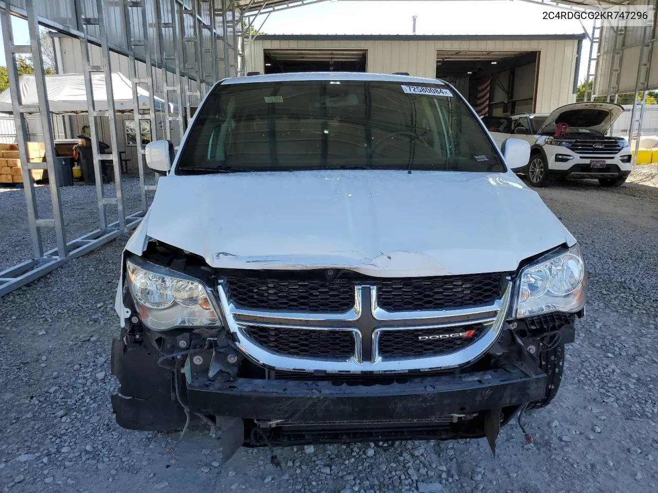 2C4RDGCG2KR747296 2019 Dodge Grand Caravan Sxt