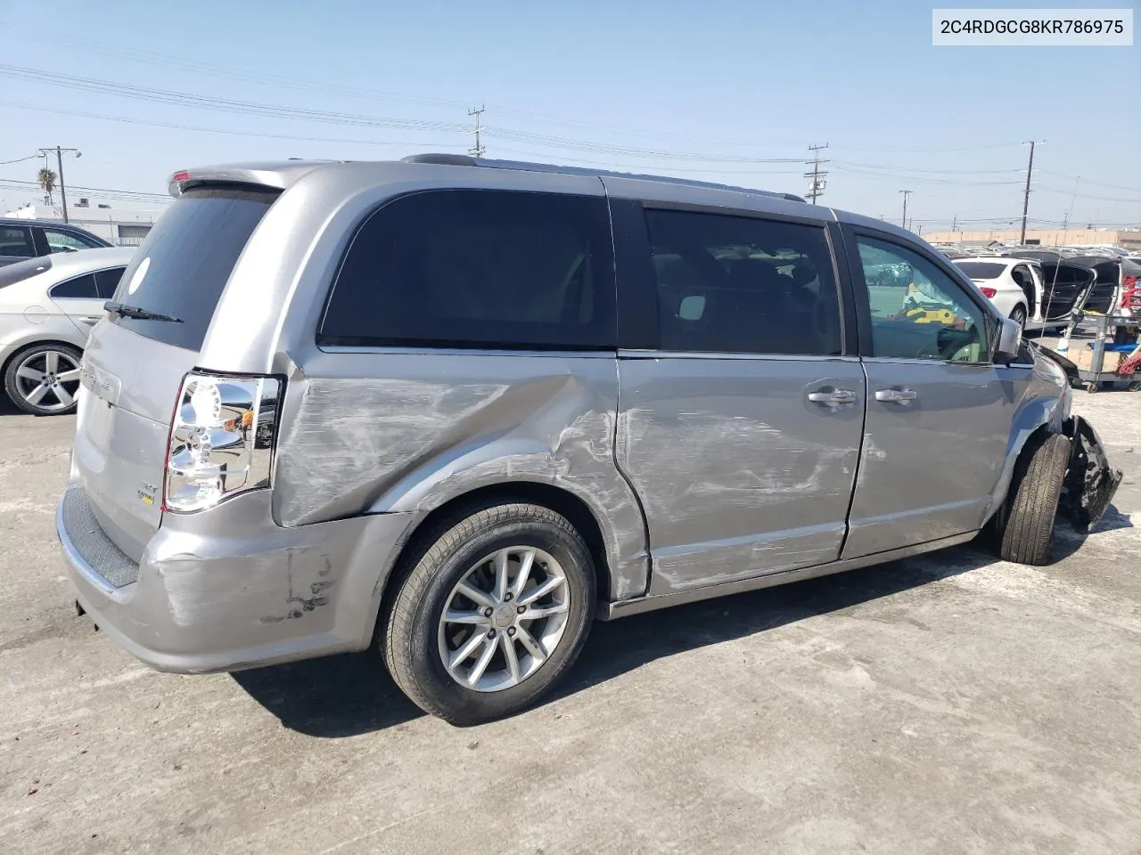 2019 Dodge Grand Caravan Sxt VIN: 2C4RDGCG8KR786975 Lot: 72636814