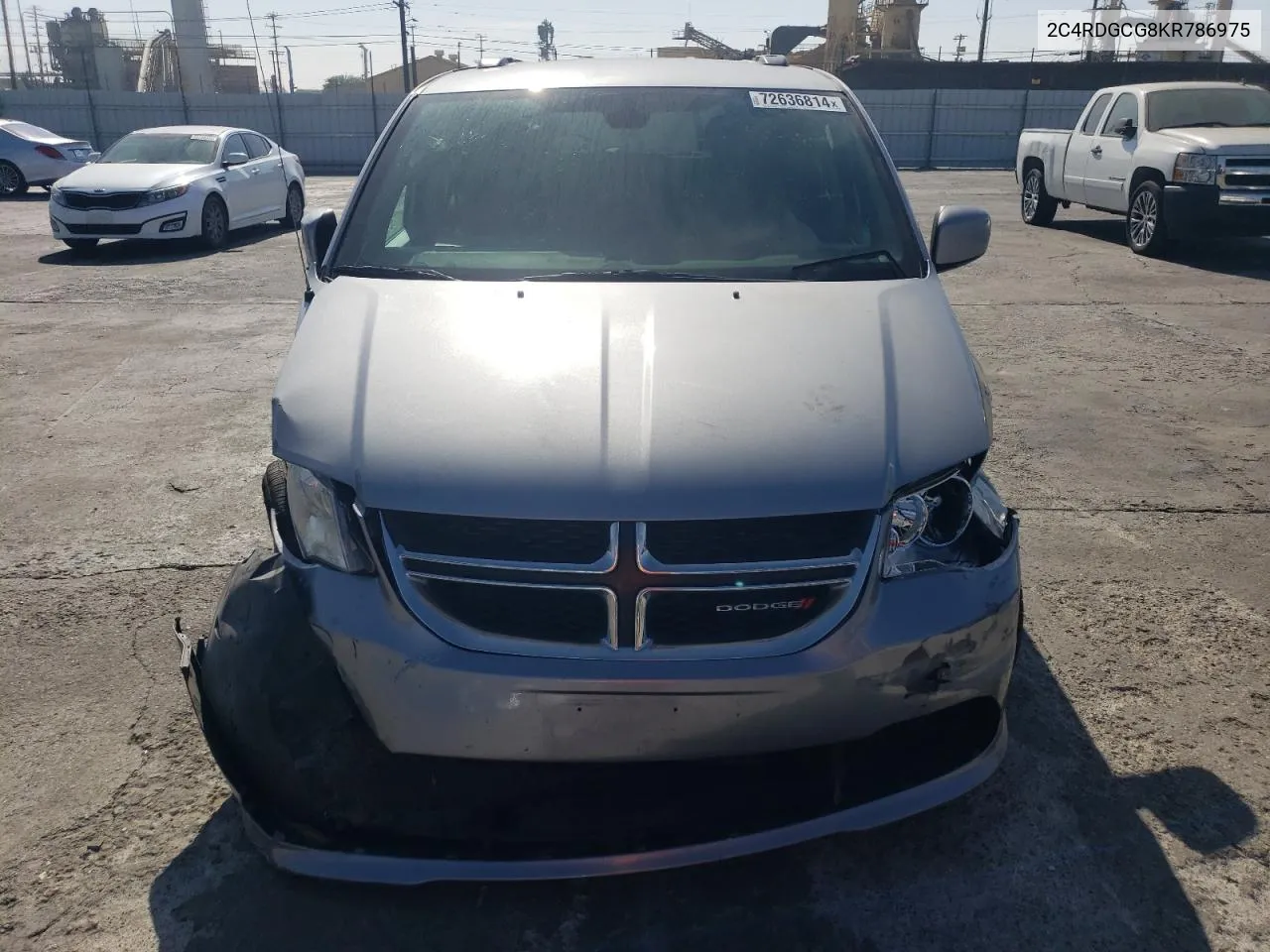 2019 Dodge Grand Caravan Sxt VIN: 2C4RDGCG8KR786975 Lot: 72636814