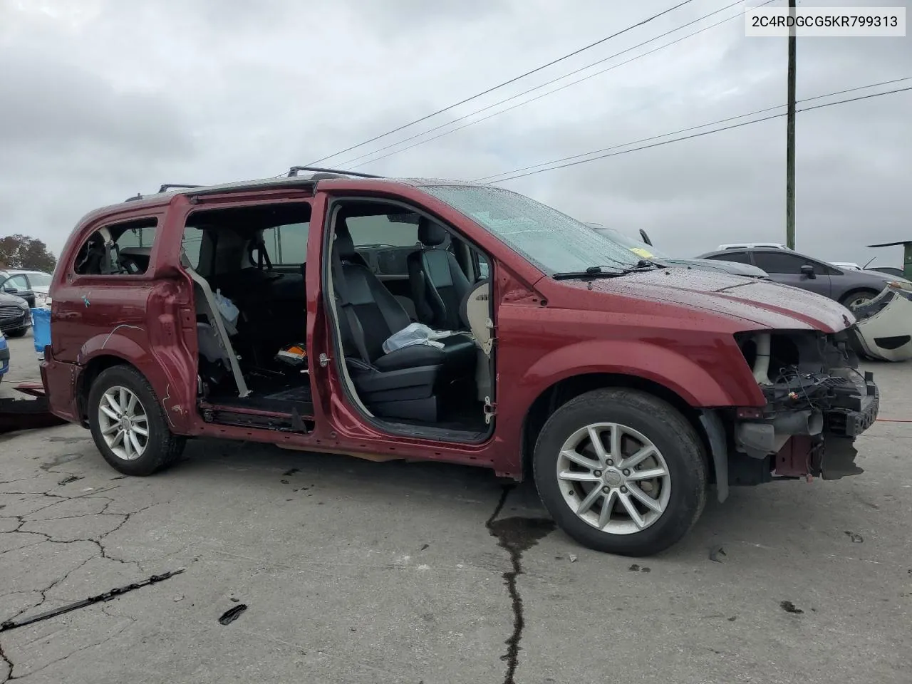 2C4RDGCG5KR799313 2019 Dodge Grand Caravan Sxt