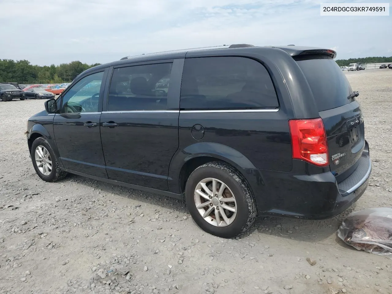 2C4RDGCG3KR749591 2019 Dodge Grand Caravan Sxt