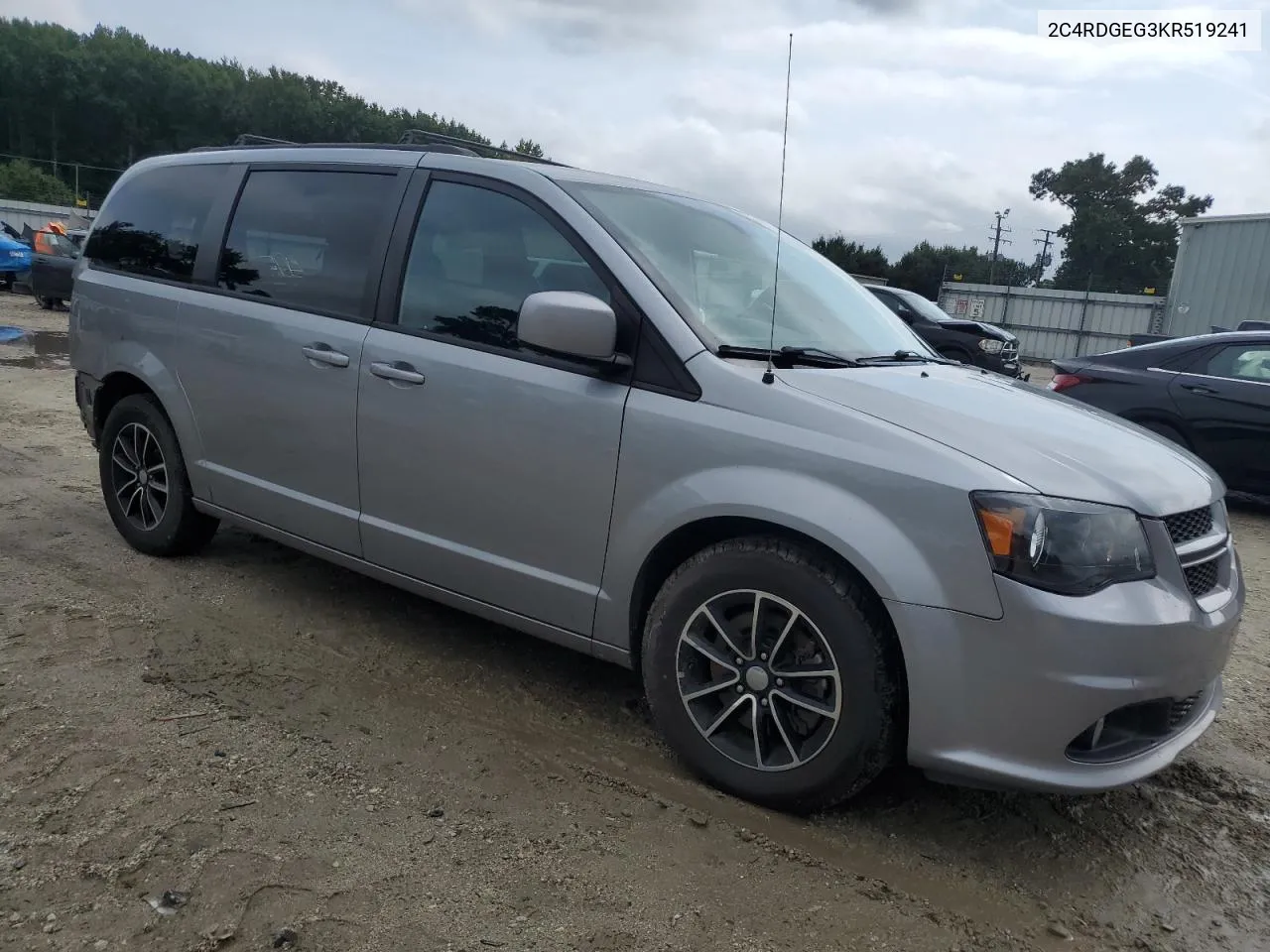 2019 Dodge Grand Caravan Gt VIN: 2C4RDGEG3KR519241 Lot: 72759664