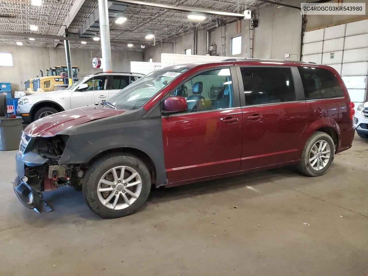 2C4RDGCG3KR543980 2019 Dodge Grand Caravan Sxt