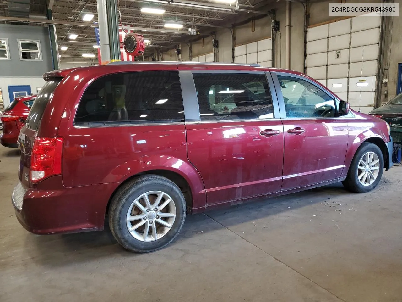 2C4RDGCG3KR543980 2019 Dodge Grand Caravan Sxt