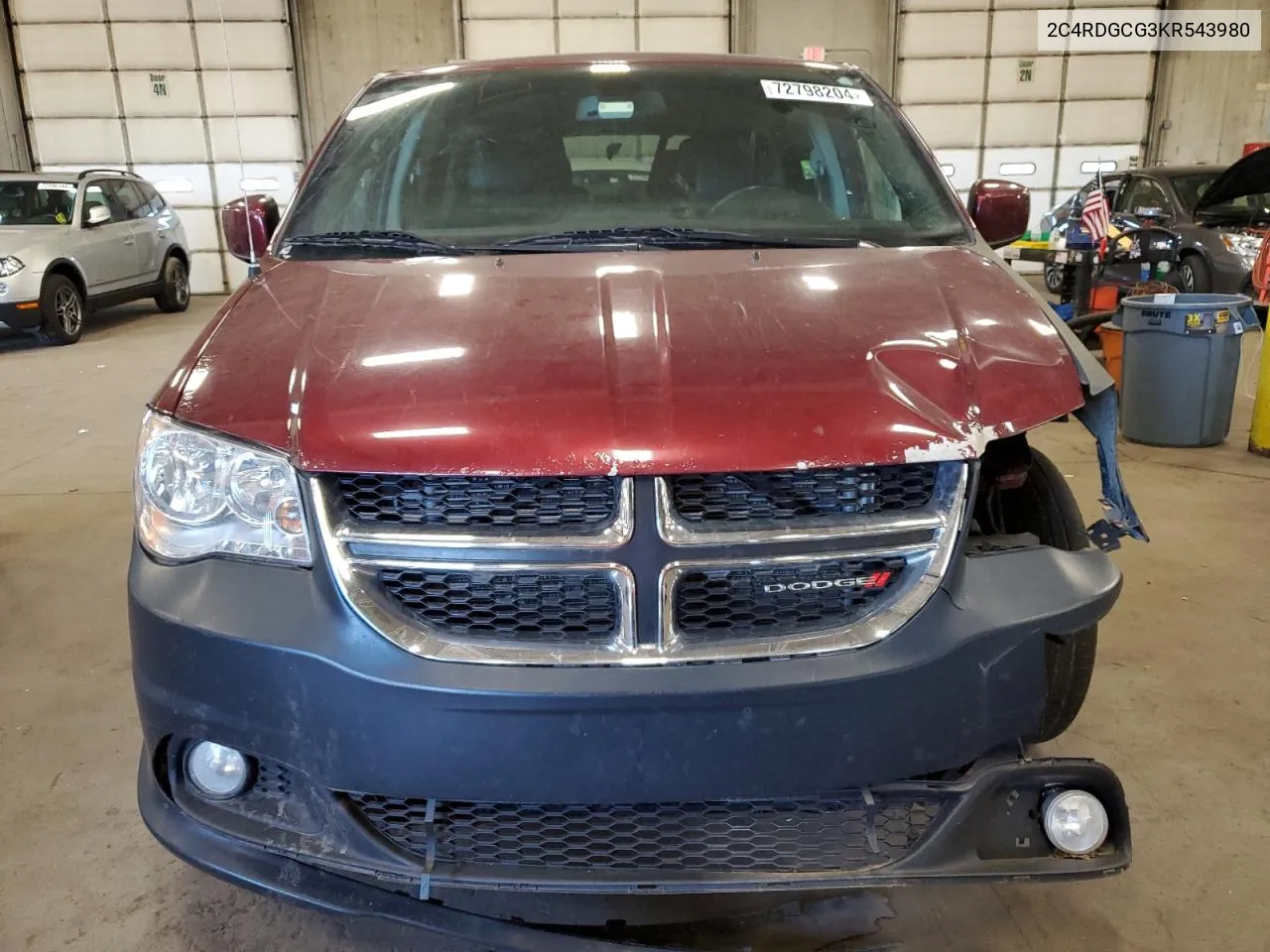 2C4RDGCG3KR543980 2019 Dodge Grand Caravan Sxt