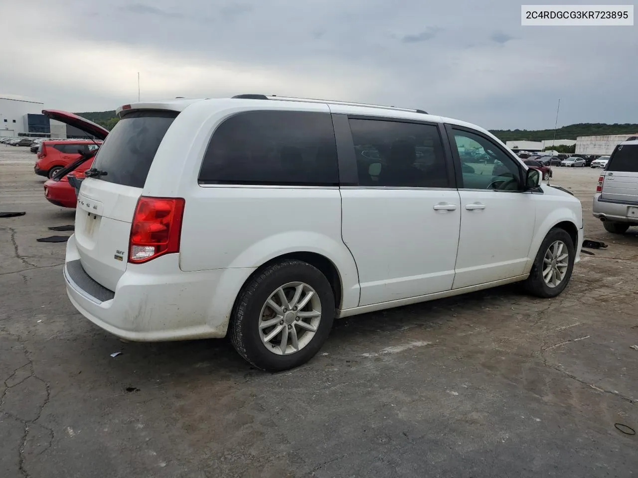 2C4RDGCG3KR723895 2019 Dodge Grand Caravan Sxt