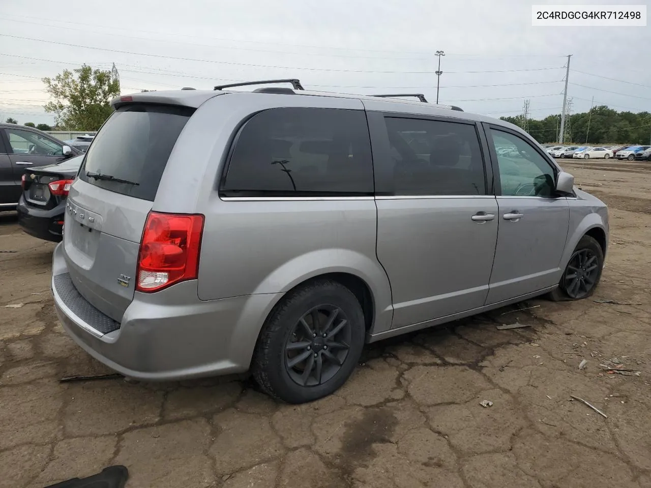 2019 Dodge Grand Caravan Sxt VIN: 2C4RDGCG4KR712498 Lot: 72984694