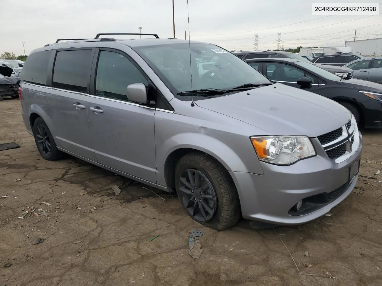 2C4RDGCG4KR712498 2019 Dodge Grand Caravan Sxt