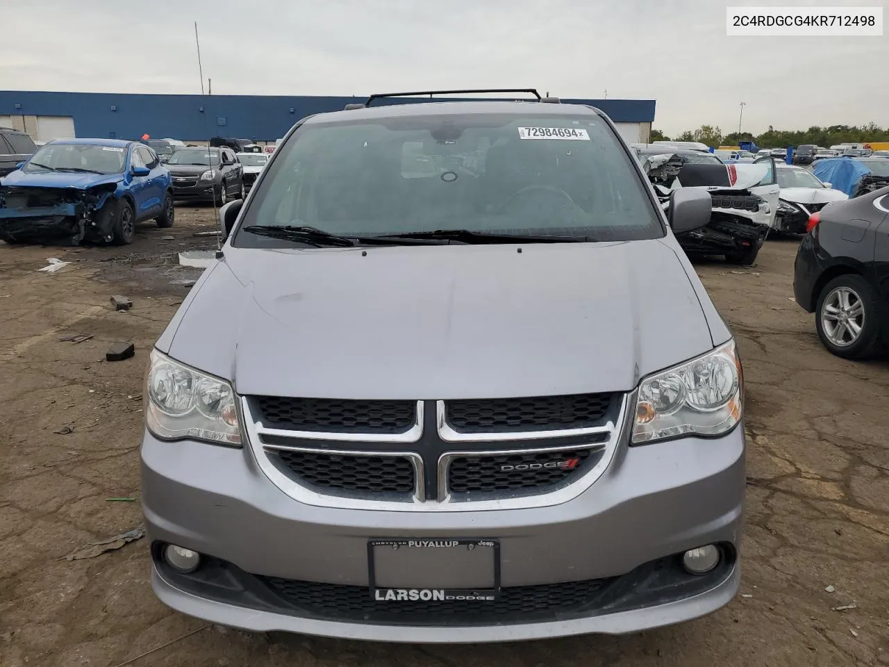 2C4RDGCG4KR712498 2019 Dodge Grand Caravan Sxt