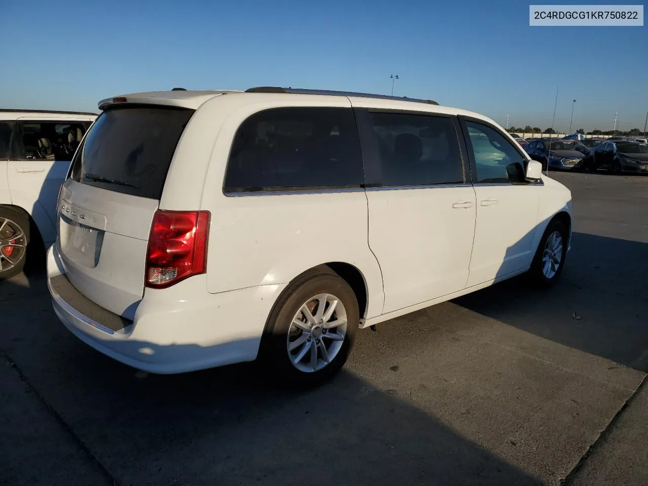 2019 Dodge Grand Caravan Sxt VIN: 2C4RDGCG1KR750822 Lot: 73220804