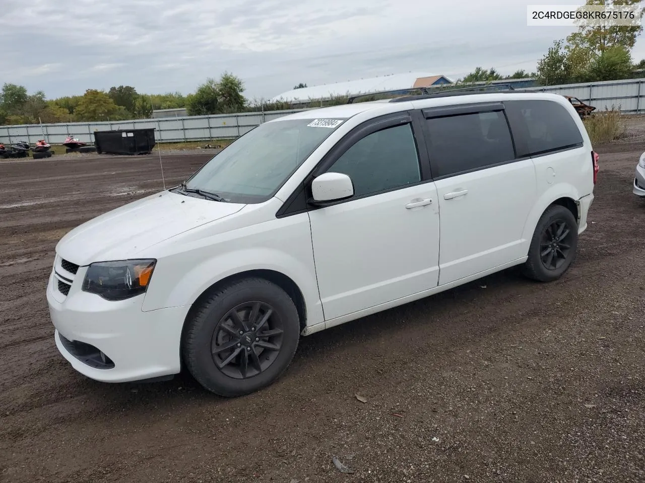 2019 Dodge Grand Caravan Gt VIN: 2C4RDGEG8KR675176 Lot: 73319984