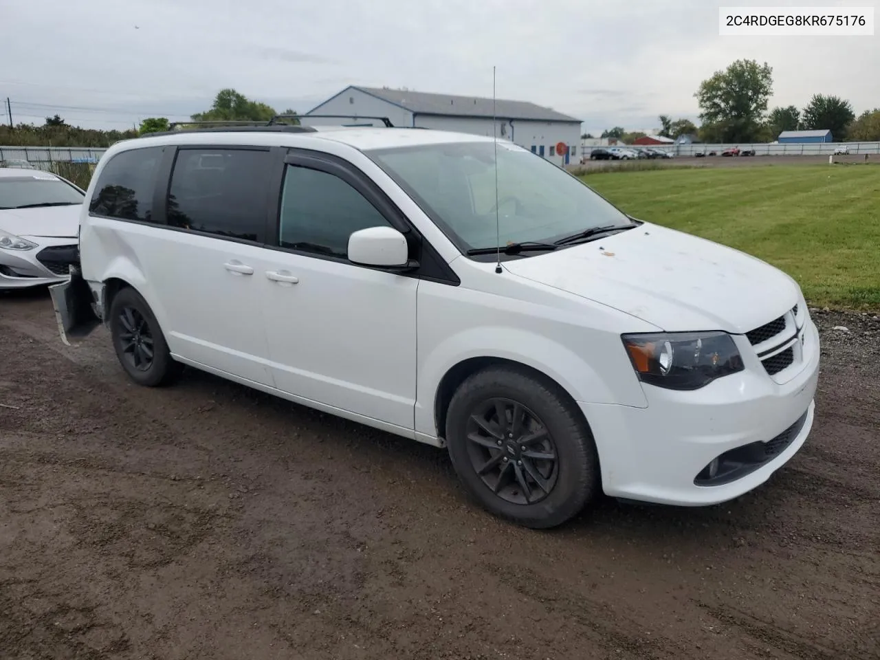 2019 Dodge Grand Caravan Gt VIN: 2C4RDGEG8KR675176 Lot: 73319984