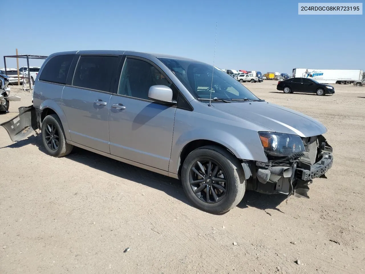 2019 Dodge Grand Caravan Sxt VIN: 2C4RDGCG8KR723195 Lot: 73345194