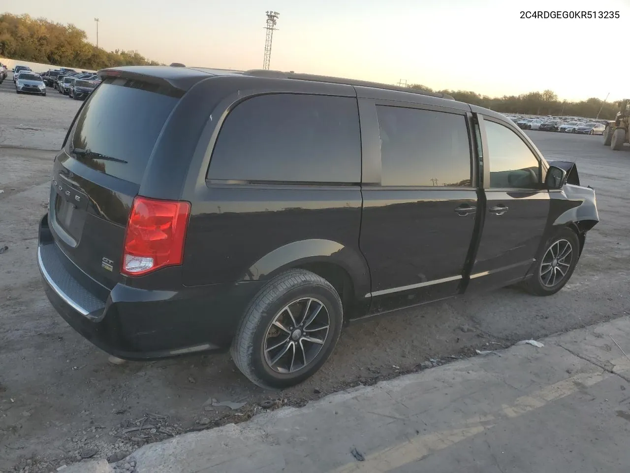 2019 Dodge Grand Caravan Gt VIN: 2C4RDGEG0KR513235 Lot: 73372404