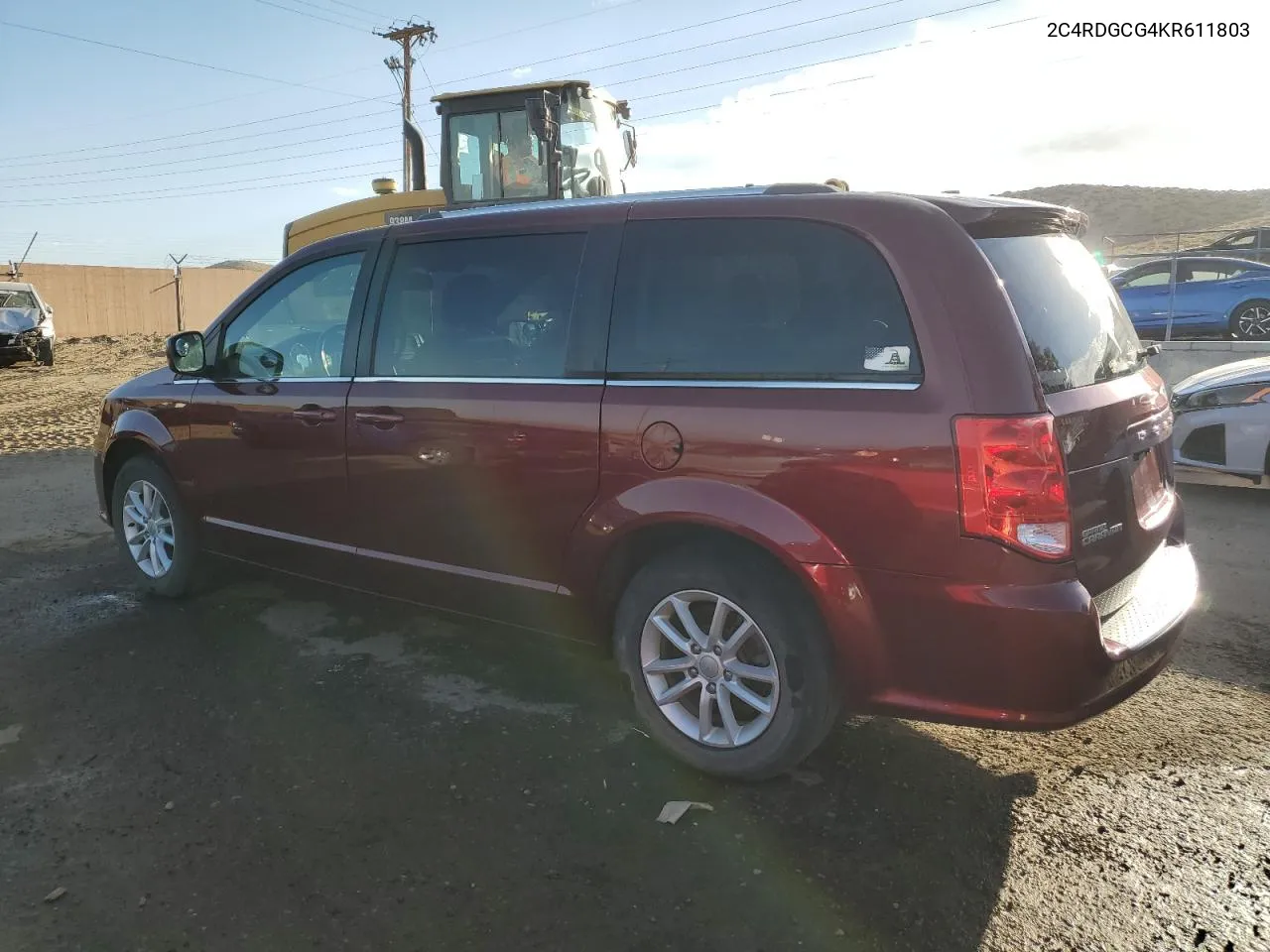 2C4RDGCG4KR611803 2019 Dodge Grand Caravan Sxt