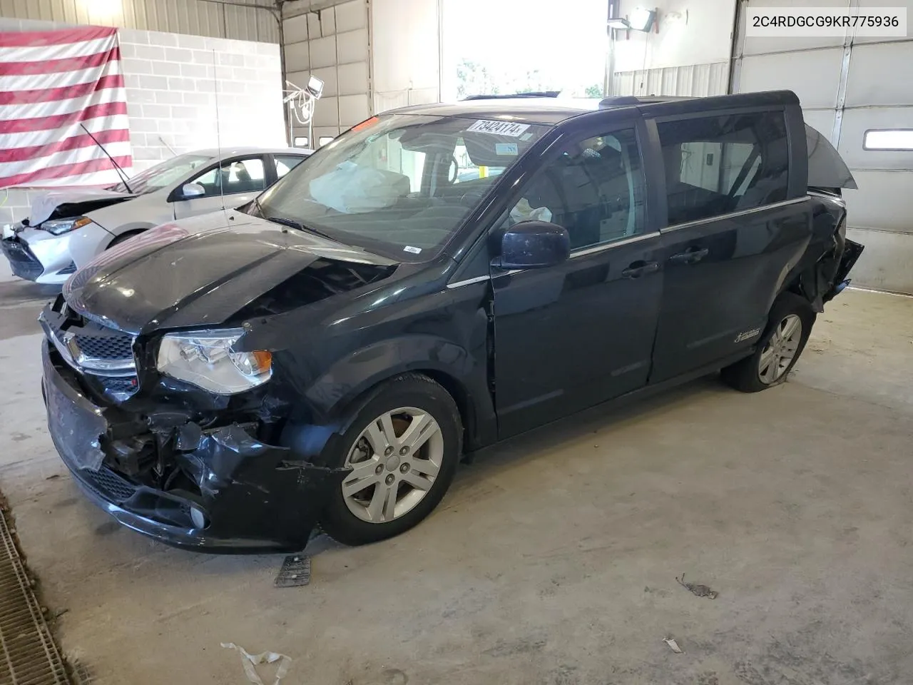 2C4RDGCG9KR775936 2019 Dodge Grand Caravan Sxt